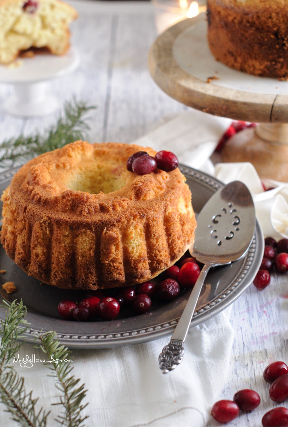 how to make olive oil cake, cranberry cake, Christmas cake