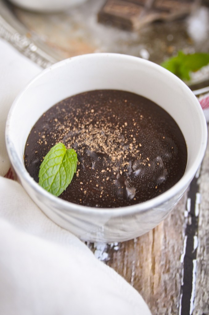In mood for a quick and delicious chocolate pudding? Try this easy vegan chocolate pudding that is egg free and diary free