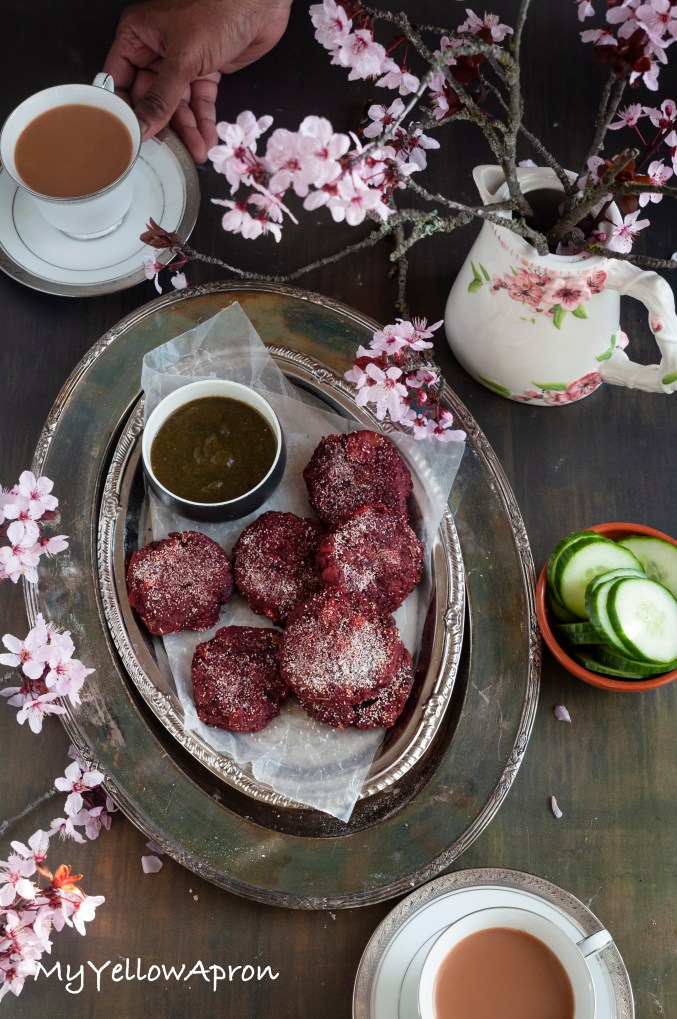 An easy beetroot recipe to enjoy as appetizers or as your sandwich patties. These beetroot cutlets are made in air fryer.