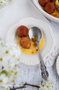 An easy and instant recipe for gulab jamun made prepared with bread and milk powder.